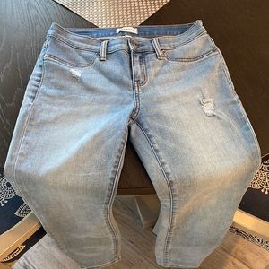 Jeans, distressed, petite